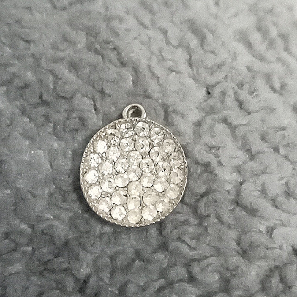 Upcycled Atomized crystaline pendant